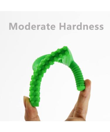 Sensory Silicone Chewing Tools for ADHD Teething & Autism | Chewing Tubes for Nail Biting & Speech Therapy - Green & Blue - Buy Online on GoSupps.com