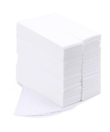 800 Pieces Non Woven Wax Strips Body and Facial Hair Removal Waxing Strips Soft Waxing Paper Sheets - 7.5 x 2.6 Inches