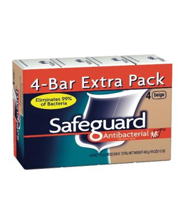 Antibacterial Bath Bar Soap (1 Pack of 4 bars)