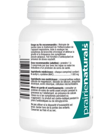 Prairie Naturals NAC 100 N-Acetyl L-Cysteine - 60 caplets - prevents vitamin E deficiency. Sources of antioxidants that fight/protect against free radicals and protects fat in body tissues from oxidation. Non-GMO Gluten Free Vegan - Buy Online on GoSupps.com