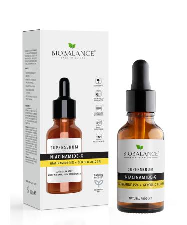 Bio Balance Niacinamide & Glycolic Acid Hyperpigmentation Super Serum Skin Treatment