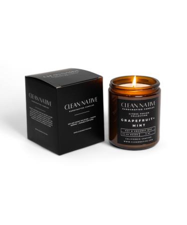 Discover Grapefruit Mint: A Refreshing Scent - Premium Soy & Coconut Wax Candle