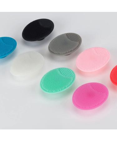 rongweiwang Face Scrubber Silicone Facial Clean Brush Exfoliating Brushes Scrubbing Exfoliator Pad Skin Scrubbers for Home Black - Buy Online on GoSupps.com