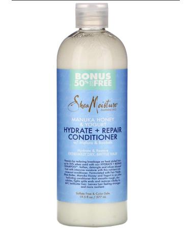 SheaMoisture Manuka Honey & Yogurt Conditioner 19.5 oz - Hydrate & Repair - Buy Online on GoSupps.com