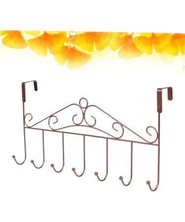 Alipis Metal Clothes Hanger Metal Clothing Rack Over The Door Hanger Towel Hanger Coat Hanger Hat Organizer medium As Shown - Buy Online on GoSupps.com