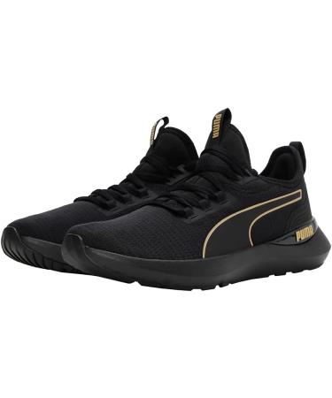 Buy PUMA Women's Pure Xt Gymnastics Shoes 38.5 EU - Puma Black & Gold | International Shipping Available - Buy Online on GoSupps.com