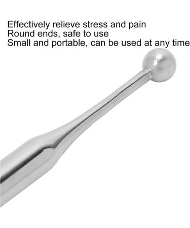 Face Reflex Zone Massage Device - Double-Headed Ear & Body Acupuncture Pencil | Stainless Steel Skin Treatment Tool - Buy Online on GoSupps.com