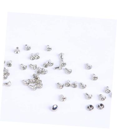 VILLCASE Scrapbook Accessories 1000 Sets Diamond Stud Rivets Silver Jacket Leather Stud Leather Crafts Repair Rivets Jeans Bags As Shownx5pcs 0.6X0.6X1CMx5pcs - Buy Online on GoSupps.com
