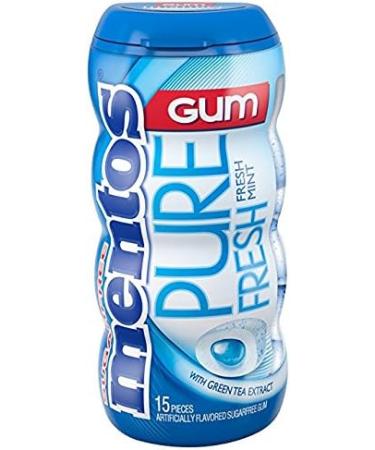Mentos Gum Pocket Bottle Pure Fresh Mint 1.06 OZ Packs (Pack of 20) - Buy Online on GoSupps.com