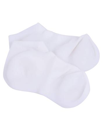 DOITOOL 1 Pair Protective Socks Moisturizing Feet Sock Moisturising Foot Socks Foot Exfoliator Sock Womens Socks Moisturizing Socks for Heel Socks Cotton Socks Sebs Lotion White Miss