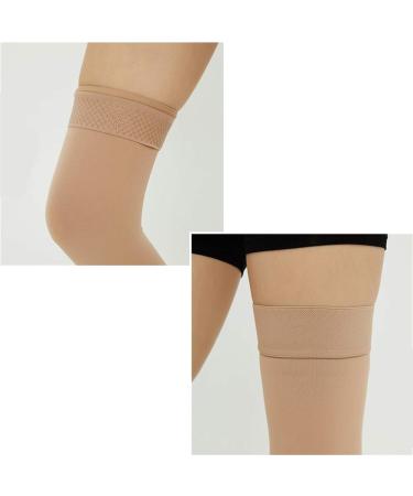 Keephen Medical High Compression Thigh Stockings for Varicose Veins & Edema - Class II (23-32mmHg) - Beige Closed Toe - Buy Online on GoSupps.com