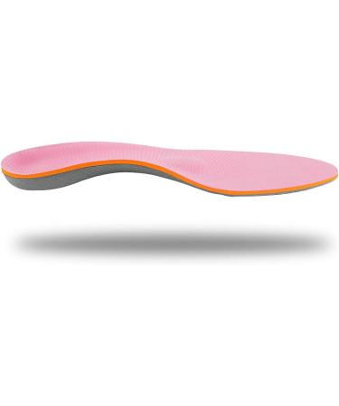 Vitality by iFitna Pink Max Cushion Arch Support Shoe Inserts for Women - Size MEN 8-8 1/2|WOMEN 10-10 1/2 - 270MM/10.63 - Pink - Buy Online on GoSupps.com