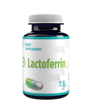 Hepatica Lactoferrin 30 vegan capsules, tested by a third-party lab, gluten free and GMO free