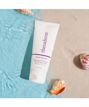 Theraderm Platinum Protection Facial Sunscreen - SPF 50 Broad Spectrum UVA/UVB Protection - Buy Online on GoSupps.com
