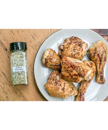 Primal Palate Organic Seafood Seasoning - Certified Organic, 2.1 oz Bottle - Buy Online on GoSupps.com