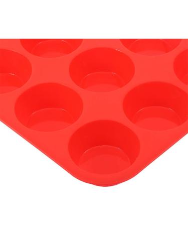Food Grade Slicone Flexible Cupcake Pan Non Toxic Foldable for Kitchen for Baking - Buy Online on GoSupps.com