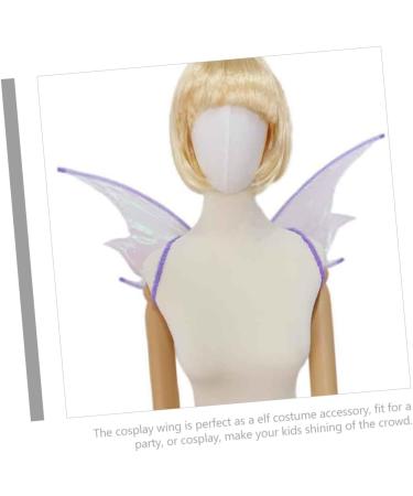 Housoutil Fairy Wings Dress for Girl Sheer Shawl Butterfly Wings Cape Wing for Costume Child Cosplay Apparel - Buy Online on GoSupps.com