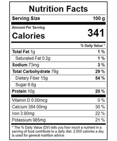 Organic Chia Seeds Premium Quality | Spices&herbsuk | High Protein Omega-3 Fiber | Raw Black | Ideal for Healthy Diets | 100g (Pack of 1) - Buy Online on GoSupps.com