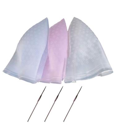 KALLORY Professional Silicone Hair Dye Highlighting Caps | Hair Coloring Kit with Hooks - Buy Online on GoSupps.com