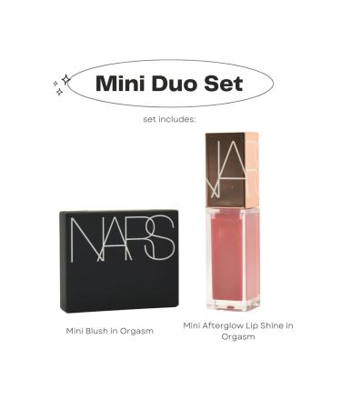Buy NARS Mini Orgasm Blush & Lip Gloss Duo Set - Perfect Mini Blush & Lip Shine for Flawless Glow | International Shipping Available - Buy Online on GoSupps.com