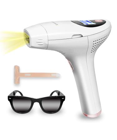 AOHEKANG At-Home IPL Hair Removal for Women and Men Permanent Hair Removal 999 900 Flashes Painless Hair Remover on Armpits Back Legs Arms Bikini Line IPL