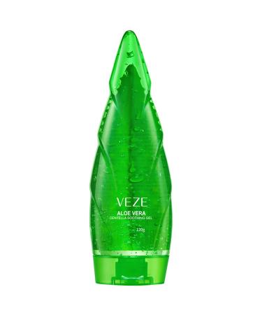 VENZEN Centella Asiatica Plant Extract Soothing Aloe Vera Gel Moisturizing Cooling Sunburn Skin 120g / 3.26fl.oz
