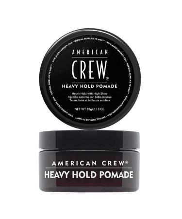 Men's Hair Pomade by American Crew, Heavy Hold with High Shine, 3 Oz
