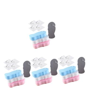Beavorty 4 Sets Children's Bath Sponge Sponges Scrubber Mesh Shower Sponge Bodywash Body Scrub Wash Bath Sponge Bath Accessory Shower Tool Sponge PVA Cleaning Brush Soft 3D