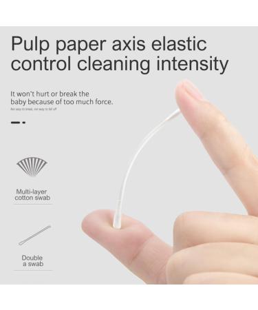 Toddmomy Ear Wax Removal Cotton Swabs - 400 Pcs Double Head Cotton Buds for Kids and Adults | Perfect Ear & Nose Cleaner Sticks - High Quality Cotton Swabs - Buy Online on GoSupps.com