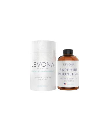 LEVONA Scent 100% Pure Essential Oils for Diffusers and Humidifier 700ml Aromatherapy Scented Oils Perfect for Sleep Relaxation and Stress Relief Made in USA (Sapphire-Moonlight 700ml) Sapphire Moonlight 23.66 Fl Oz (Pa