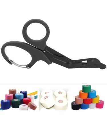 INSGB Titanium Bandage Shears - Stealth Black Coated EMT Scissors for Nurses & Paramedics - 7.5 Large Size - Buy Online on GoSupps.com