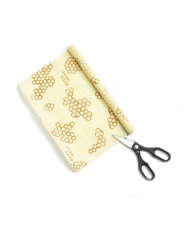 Bee's Wrap - XXL Roll 14" x 52"- Made in the USA with Certified Organic Cotton - Plastic and Silicone Free - Reusable Eco-Friendly Beeswax Food Wrap - Honeycomb Print