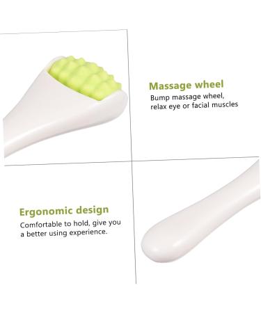 MAGICLULU 1pc Facial Roller Roller Eye Beauty Tool Eye Roller Tools Mini Skin Roller Eye Essence Import Device Facial Ridged Roller Eye Tool Silica Eyes - Buy Online on GoSupps.com