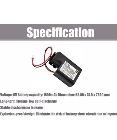 6 Pack 6V MR-BAT6V1SET 2CR17335A WK17 Battery for M80 Driver J4 Servo System - 1800mAh with White Plug | International Shipping Available - Buy Online on GoSupps.com