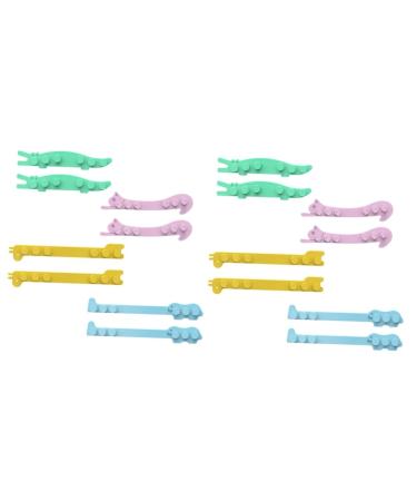 Minkissy 16 pc hooks for rear ear mask hook to hang up the face cover hearing protection hook hooks for ear straps hook for ear face cover ear extensions mask belt tab