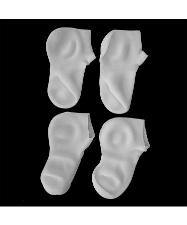 2 Pairs SEBS Moisturizing Exfoliating Socks Elastic Anti-Crack with Skin Care White (L(39-41)) YUYTEm0tsa3hokz-13 - Buy Online on GoSupps.com