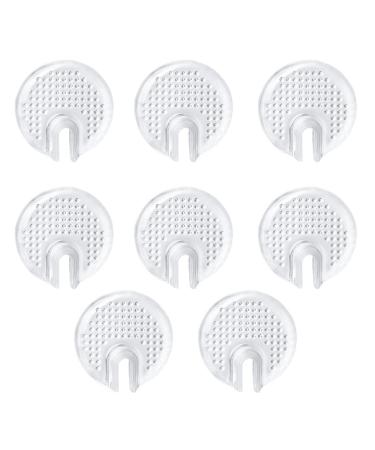 Beaupretty 4 Pairs Anti Slip Clip Gel Simple Women's Protective Pad