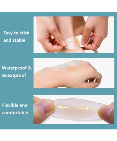 28Pcs Waterproof Blister Bandages for Foot, Toe, Fingers - Gel Guard Blister Pads for Heel & Forefoot - Buy Online on GoSupps.com