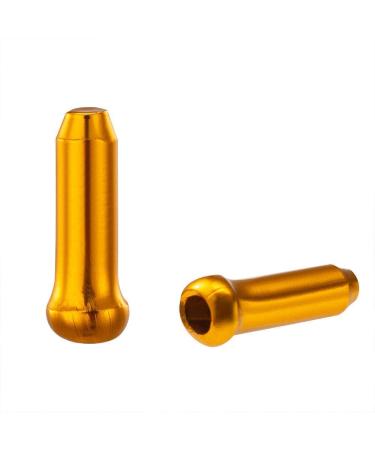 Aluminum Alloy Bike Brake Cable Caps Crimp Ends - 10 Pack with Schraeder Valve Caps - Black - Buy Online on GoSupps.com