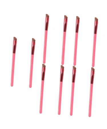 Beaupretty 10 pcs Wild Eyebrow Brush concealer facial makeup brush the brow brush ultra soft makeup brush Eyebrow Hair Brush lashes kit Eyeliner Multi suite travel base aluminum tube