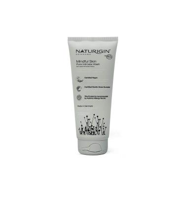 Naturigin Pure Intimate Wash Women Men - Natural Vegan Intimate Wash for Daily Feminine Hygiene Sensitive and Protective Body Care with Certified Organic Ingredients
