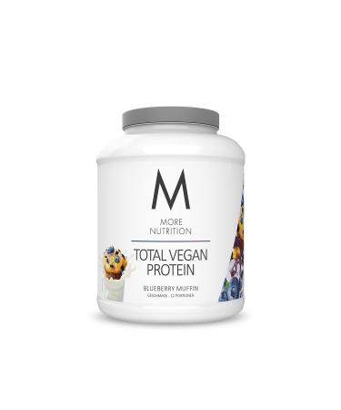 MORE NUTRITION Total Vegan Protein - Blueberry Muffin - 600g Blueberry Cupcake 600 g (1 pack)