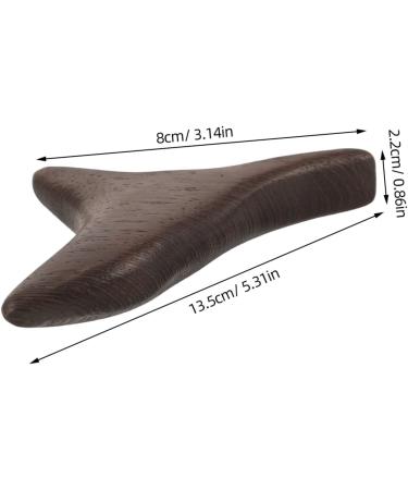 Healeved Triangular Massage Tool - Manual Foot Massager - Thai Massage Device - 2pcs Sandalwood | 13.5x8x2.2cm - Buy Online on GoSupps.com