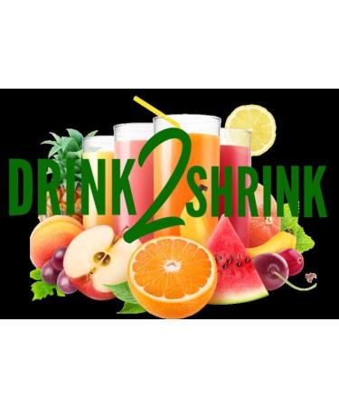 4 Week Drink2Shrink Detox Formula for Stubborn Belly Fat - Green Apple Flavor - Buy Online on GoSupps.com