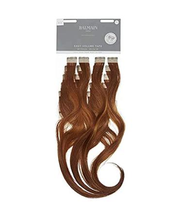 Balmain Tape Extensions Volume Human Hair 20 Pieces 40 Cm Length Color Dark Brown #3