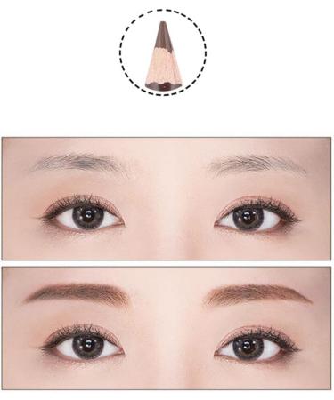 Healeved 2pcs Leopard Cover Eyebrow Pencil Longlasting Professional Eyebrow Makeup Pencil and Brush 1 count (Pack of 1) Brown - Buy Online on GoSupps.com