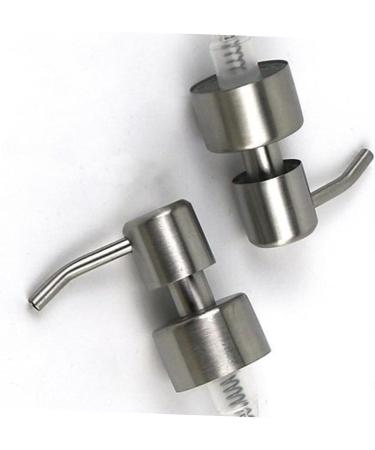 Unomor 6 Pcs Stainless Steel Cream Pump Heads - Bottle Accessories & Press Pumps for Easy Dispensing - Buy Online on GoSupps.com