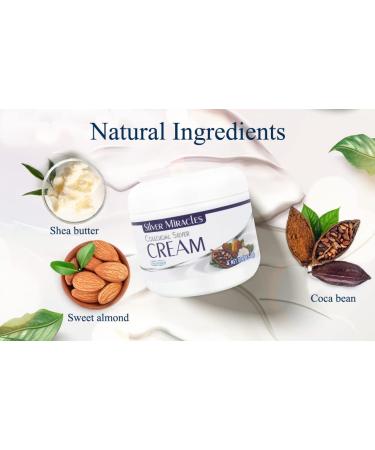 Silver Miracles Colloidal Silver Cream 4oz | Skin Healing, Moisturizing, Handmade in USA | 99.999% Pure Silver | Scent & Dye Free - Buy Online on GoSupps.com