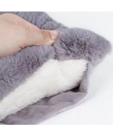 waya hot Water Bottle Belt to Relieve Back Pain Thickened Super Soft Rabbit Hair hot Water Bottle Gray One Size - Buy Online on GoSupps.com