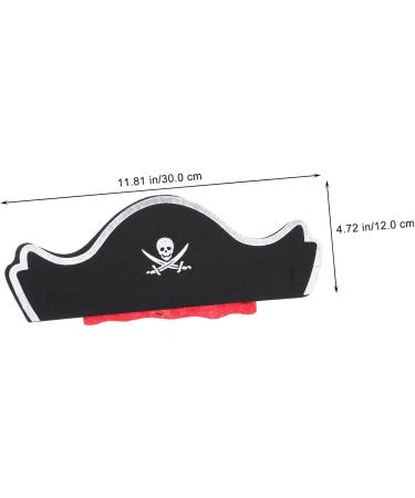 Beavorty 12 Sets Pirate Hair Blindfold Suits for Prom Cosplay Pirate Dress Accessories Pirate Costume Kit Pirate Eye Patch Pirate Party Hat Prom Decorative Pirate Costume Cloth - Buy Online on GoSupps.com
